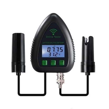5 in 1 Water Quality Tester, pH/TDS/Salt/S.G/Temp