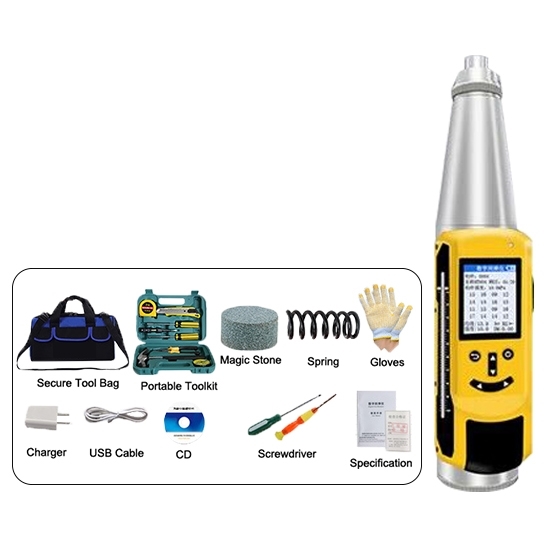 Digital Rebound Concrete Test Hammer with Wireless Printer