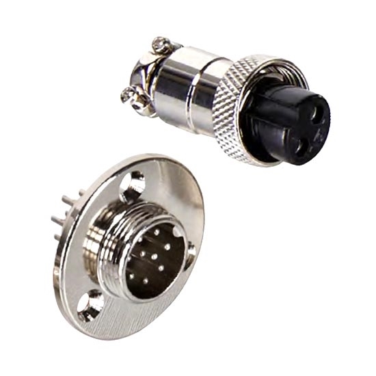 Circular Connector, 2/3/4/5/6/7/8/9/10 Pin, M16