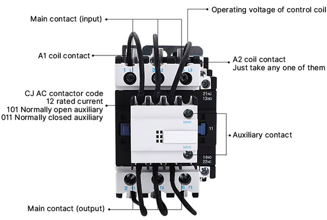 43A AC capacitor contactor details