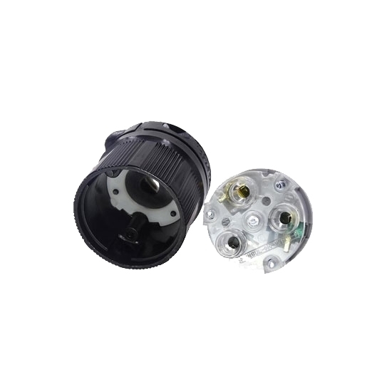 30A 125V Locking Plug, 2 Pole 3 Wire