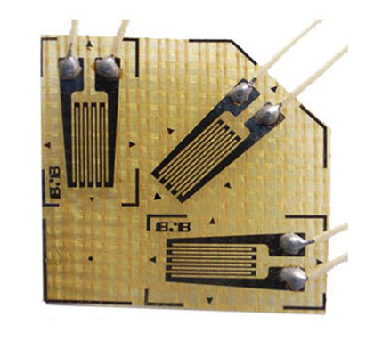 Rosette strain gauge diagram