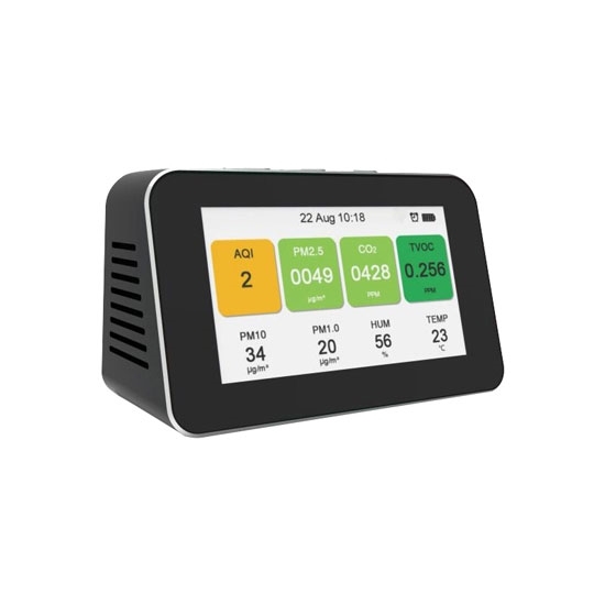 Home Air Quality Monitor, PM2.5/PM1.0/PM10/CO2/TVOC/Temperature/Humidity