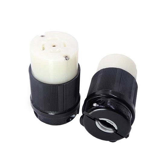 20A 277V/480V Locking Plug, 4 Pole 5 Wire