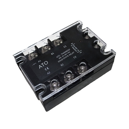 Solid state relay, 3 phase,  SSR-40AA, 40A 70-280V AC to AC