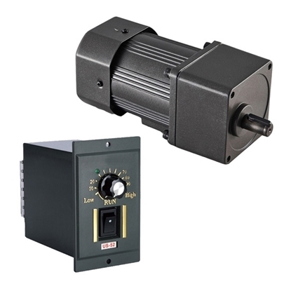 200W Single Phase AC Gear Motor, Speed Control