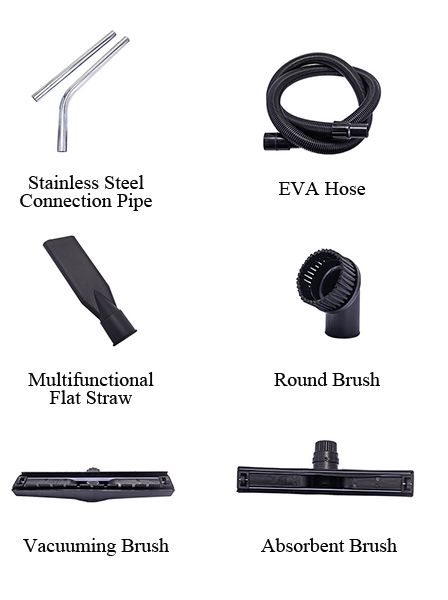 Accessories Description of Structure Diagram of Industrial Vacuum Cleaner with HEPA