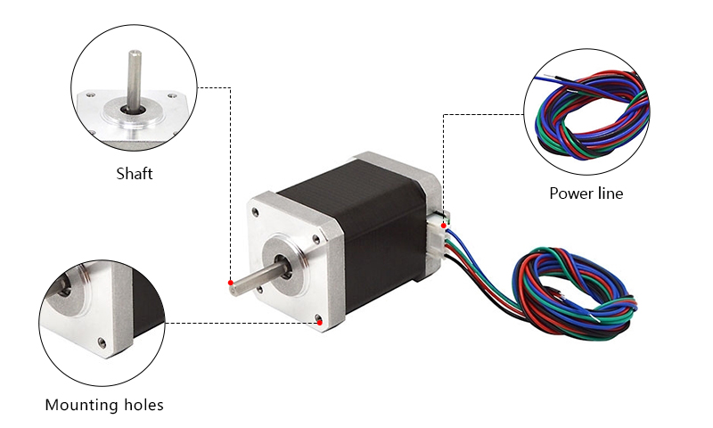 Nema 17 Stepper Motor 0.16N·m-0.65N·m Details