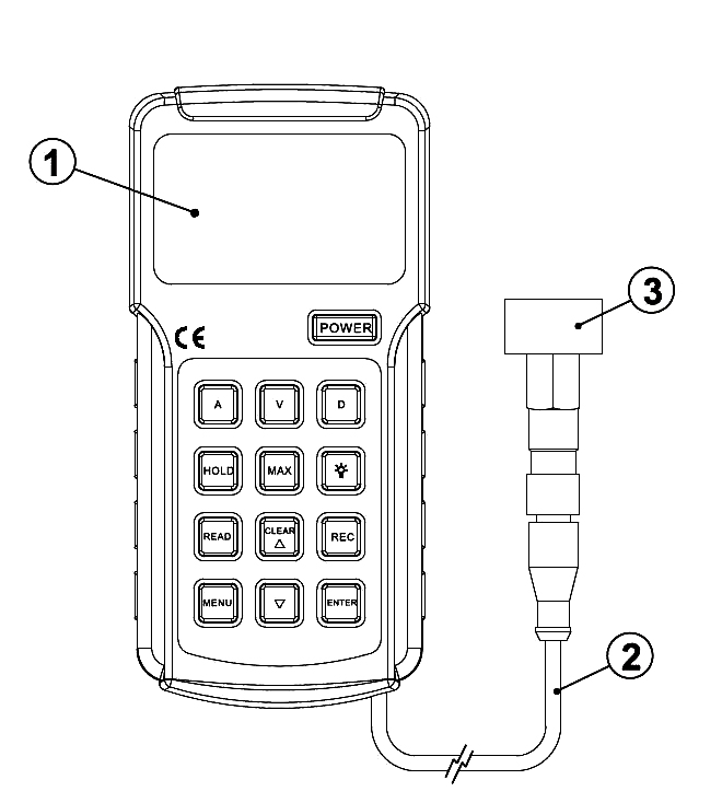 Details of digital vibration meter