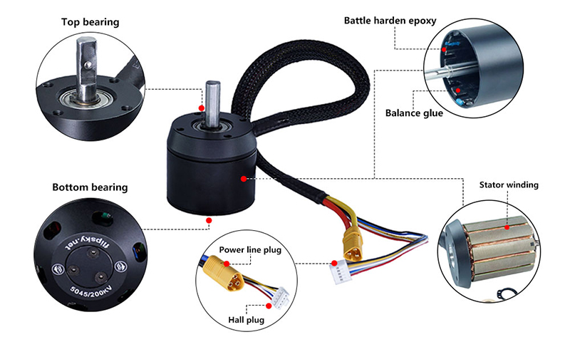 1000w outrunner brushless dc motor