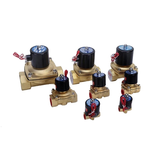 Solenoid Valve, 2 Way, Normally Closed, 12V/24V/220V for air water oil