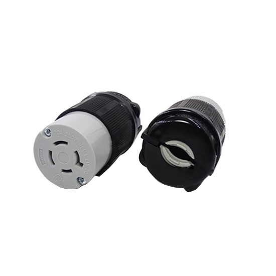 20A 125V/ 250V Locking Plug, 3 Pole 4 Wire
