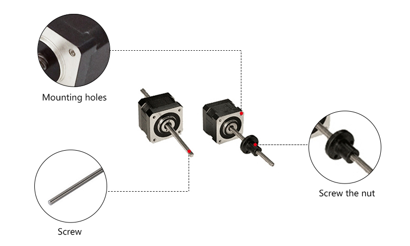 Nema 17 Stepper Motor Linear Actuator Details