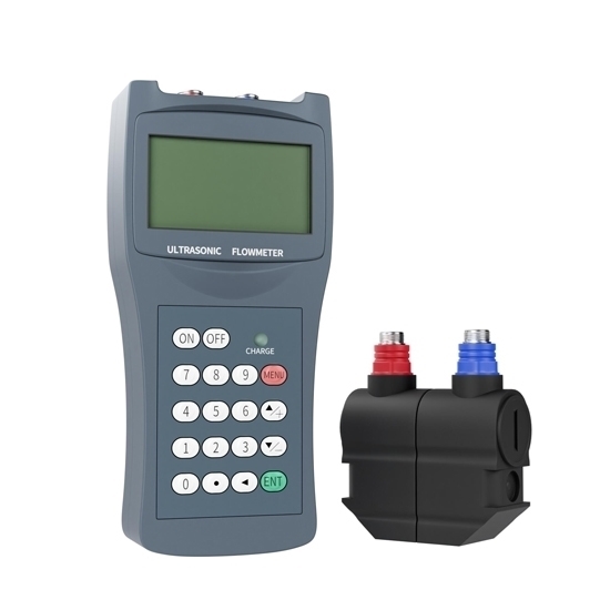 Portable Ultrasonic Flow Meter for Water, Clamp-On