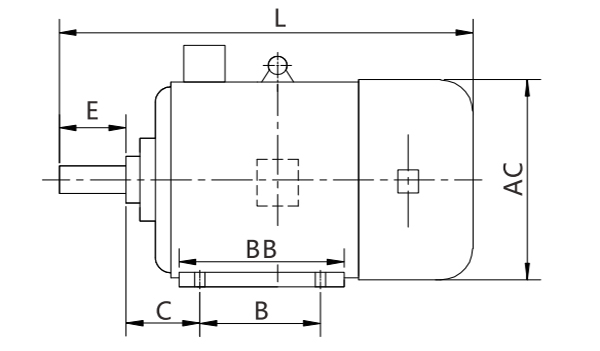 Variable frequency motor of 7.5hp