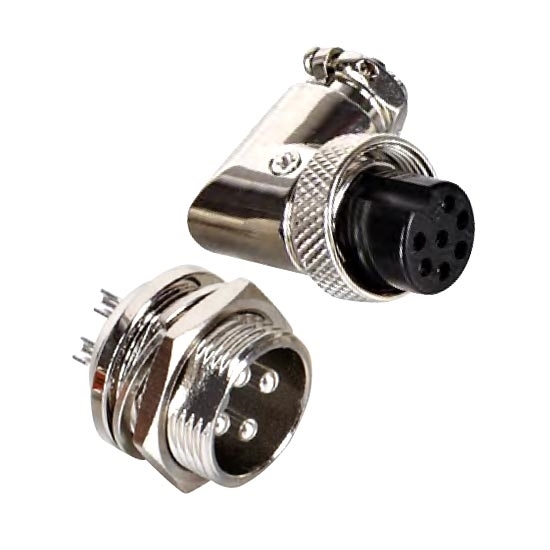 Circular Connector, 2/3/4/5/6/7/8/9/10 Pin, M16