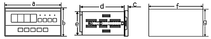 4 digit display controller dimension
