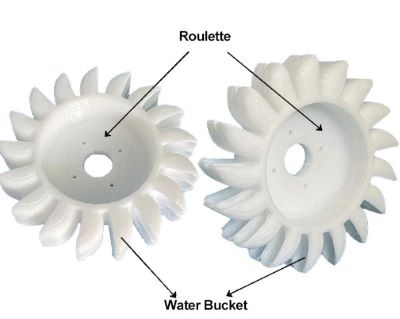50watts low flow mini water turbine generator detail