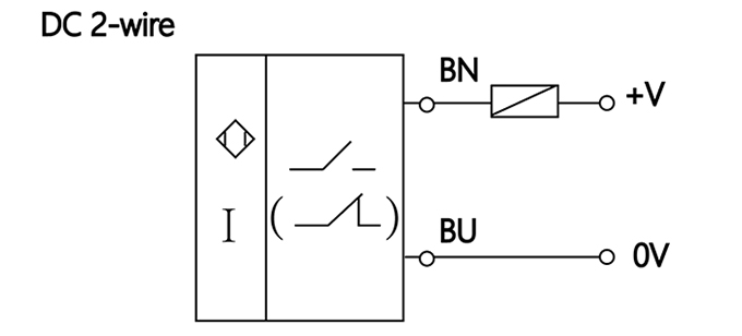 Proximity sensor DC 2 wire wiring diagram
