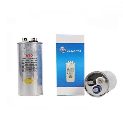 60+7.5 MFD (uF) Air Conditioner Capacitor, Dual Run Capacitor