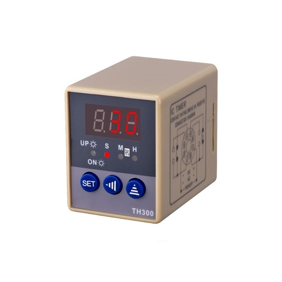 Digital Timer Relay, 8 Pin, 12V/24V/220V