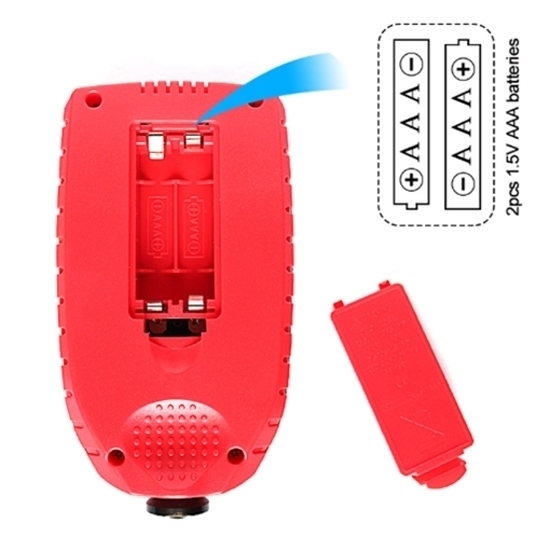 0-1500 μm Digital Paint Coating Thickness Gauge, Film/Powder/Zinc