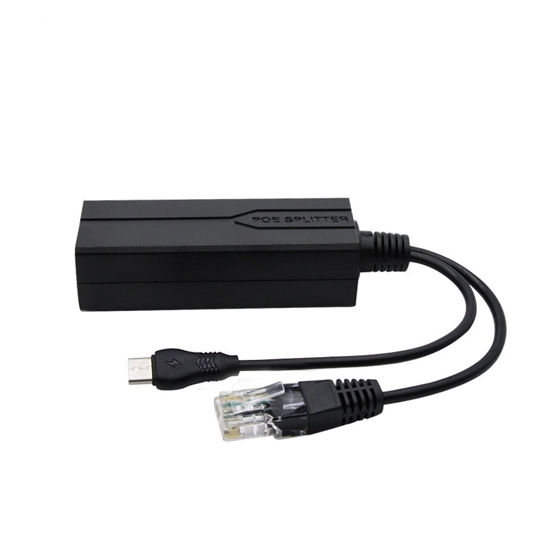 48V to 5V PoE Splitter, 2.4A, USB-C Adapter