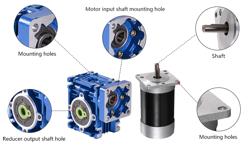 150W DC Worm Gear Motor Details