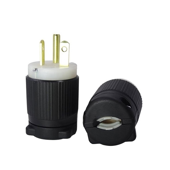 20A 250V Locking Plug, 2 Pole 3 Wire
