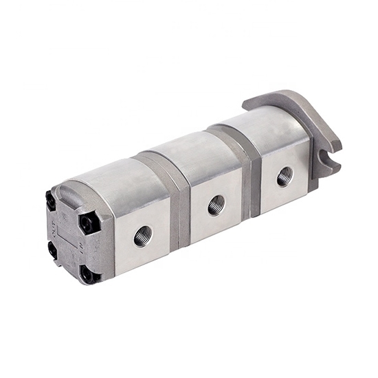 1/2/3 GPM Hydraulic Triple Gear Pump, 3600 psi