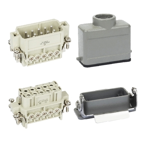 Heavy Duty Connector, 10 Pin, AC 250V/500V, 16A
