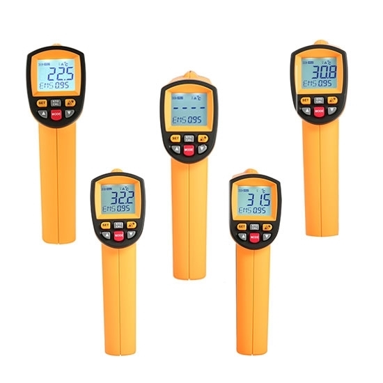 Handheld Non-contact High Temperature Digital Infrared Thermometer