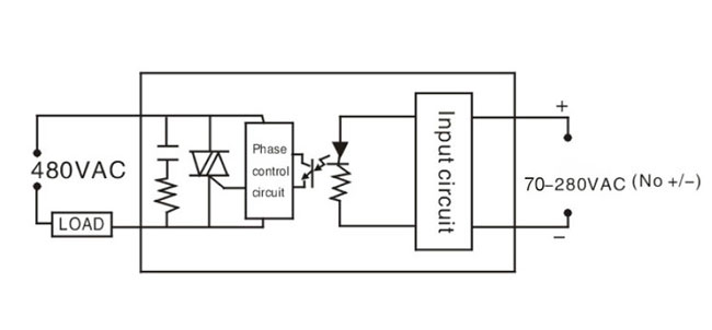 Single Phase AC to AC SSR Wiring