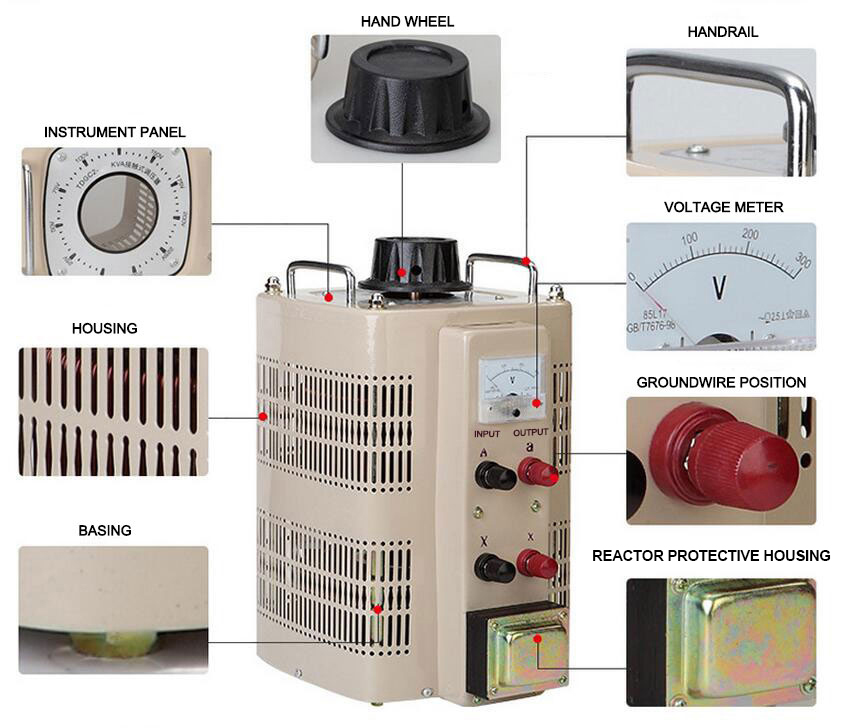 15 kVA single phase variac voltage regulator