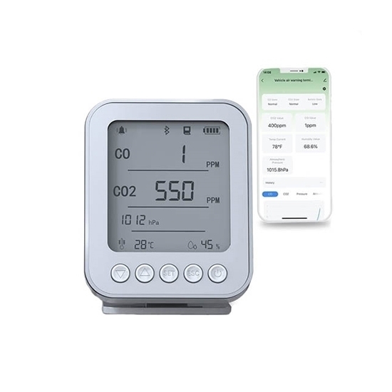 Air Quality Monitor, CO/ CO2/ Temperature/ Humidity