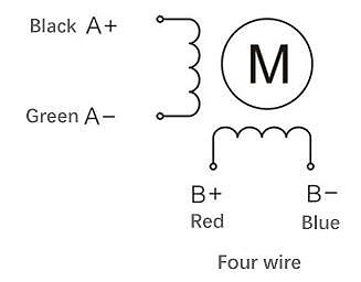 Wiring Diagram of Nema 23 2 Phase Stepper Motor