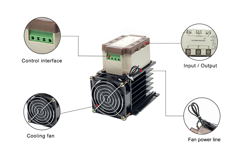 3 Phase 4 Wires SCR Power Controller Details