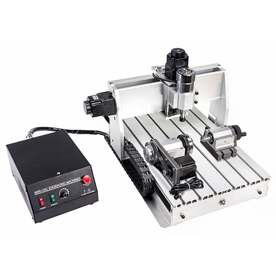 3 Axis/4 Axis CNC Router with 300x400x60mm Working Area