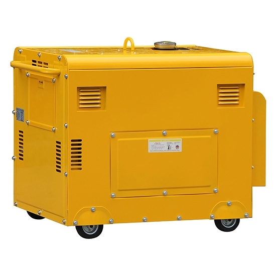 5kW (6kVA) Silent Diesel Generator, 1 Phase/3 Phase