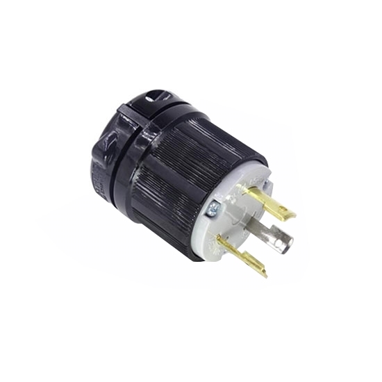30A 125V Locking Plug, 2 Pole 3 Wire