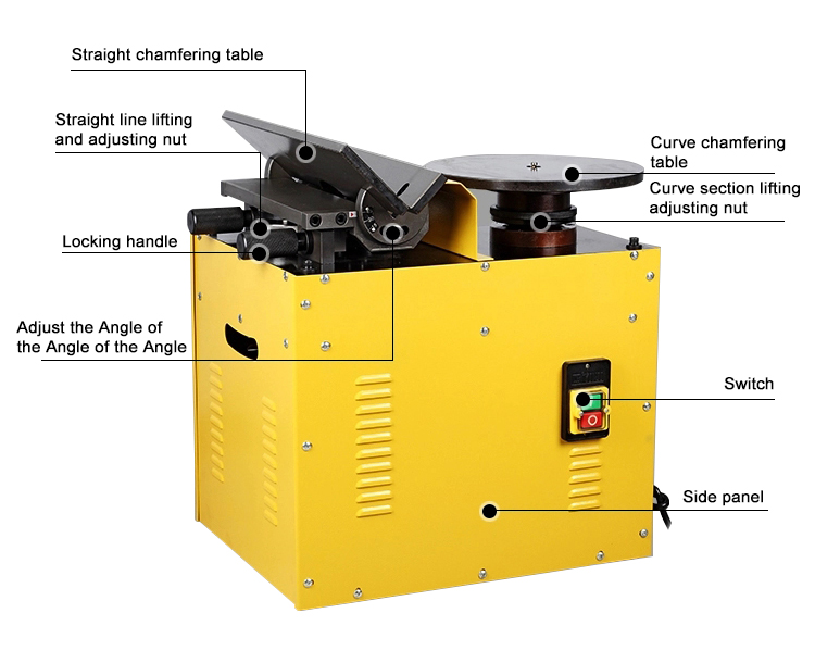 Structure Diagram of Pipe Chamfering Machine