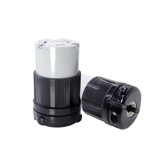 30A 125V Locking Plug, 2 Pole 3 Wire