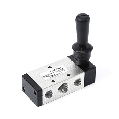 Pneumatic Hand Lever Valve, 5 Way, 2 Position