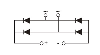 Portable single phase bridge rectifier module circuit diagram